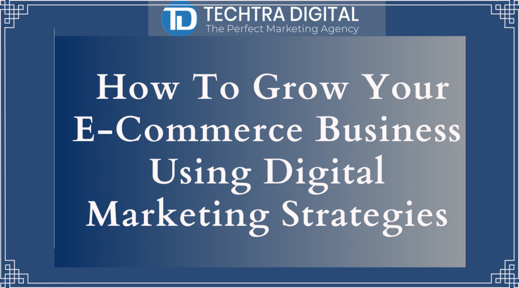 How To Grow Your E-Commerce Business Using Digital Marketing Strategies ...